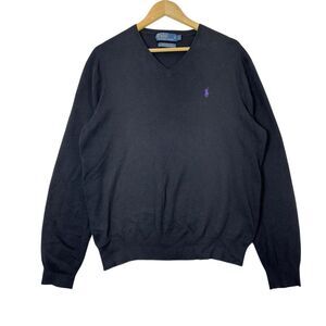 Polo By Ralph‎ Lauren Men V-Neck Jumper Pullover Sweater Size L